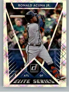 2020 Donruss Elite Series Diamond #8 Ronald Acuna Jr. NM-MT Braves