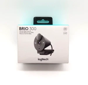 Webcam Logitech Brio 300 Full HD avec microphone brise-vue + réduction du bruit - Photo 1/3