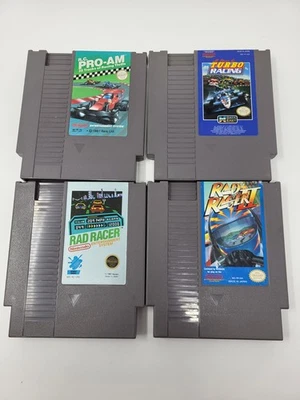 Rad Racer I, II, Pro AM, Turbo Race(Nintendo Entertainment System, 1990) Tested  - Image 1 of 4