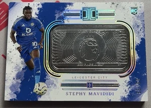 2024-25 Panini Impeccable Stephy Mavididi Silver Bar Leister City /39 RC - Picture 1 of 2