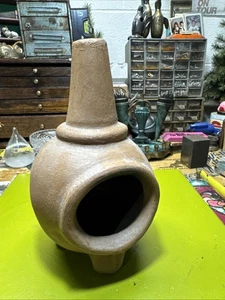 Vintage Mini Ton Chiminea dreifüßige Keramik - Bild 1 von 8