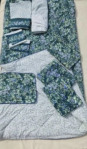 Vintage Laura Ashley Country Bramble Berry Full Comforter Shams Sheets 10pc Set - Picture 1 of 15