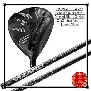 HONMA TW757 Type-S Driver 9.0° Vizard Shaft S-Flex 2022 Tour World Japan NEW - Picture 1 of 8