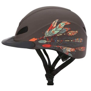 04-270 Troxel Rebel Arrow Riding Helmet - Brown - Afbeelding 1 van 5