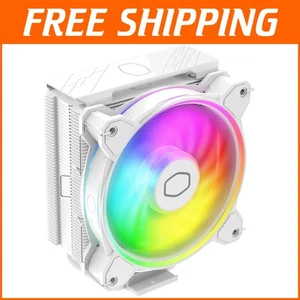 Hyper 212 Halo White CPU Cooler - Compact Design with ARGB Fan & 4 Heat Pipes - Picture 1 of 12