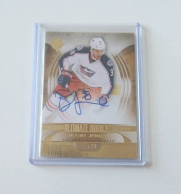 2013-14 Boone Jenner Ultimate Collection Rookies Autograph 55/99 AUTO #163 - Image 1 of 2