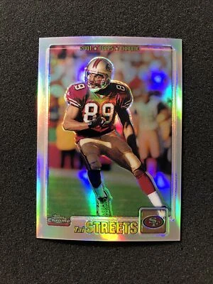 2001 Topps Chrome TAI STREETS #199 Refractor NFL CARD 362/999 - Image 1 of 4