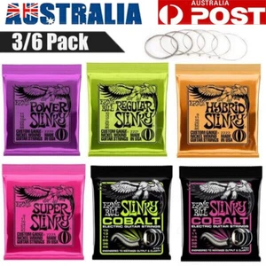 3/6Pack Electric Guitar Strings Slinky For Ernie Ball 2221(10-46) 2223 (9-42) - Picture 1 of 28