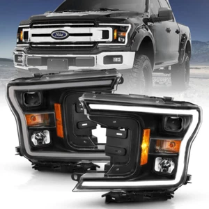 Conjunto de faros ANZO 111467 2019 se adapta a Ford F 150 proyector tabla estilo h - Imagen 1 de 10
