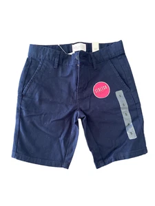 The Children's Place Kids Navy Stretch Uniform Chino Sorts Size 5 - Picture 1 of 4