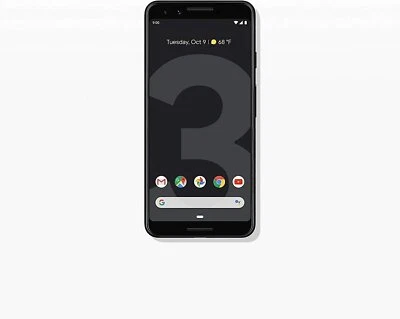 Teléfono Celular Google - Pixel 3 con 64 GB de Memoria (Desbloqueado) - Solo Negro Foto 1 de 4