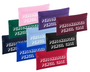 Pencil Case - Personalised School Stationary Pens Pencils Office Back to School - Picture 1 of 12