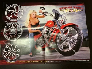 Póster de producto Harley-Davidson 2008 Renegade Motorcycle Wheels 26X19 - Imagen 1 de 2
