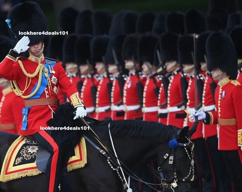 Prince William Photo 4x6 Platinum Jubilee Trooping the Colour 96th BD England - Image 1 of 1