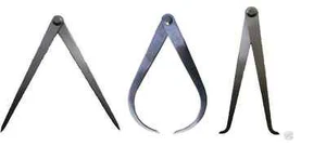 FIRM JOINT CALIPER SET 8 INCH OUTSIDE / DIVIDER / INSIDE/ CALLIPER / 200mm - Picture 1 of 3
