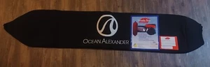 AERE Neoprene Fenda-Sox 24" X 58" Black Fender Cover Ocean Alexander Embroider - Picture 1 of 4