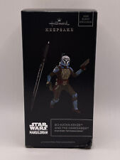 Star Wars Mandalorian Bo-Katan and Darksaber Hallmark Keepsake Celebration 2022