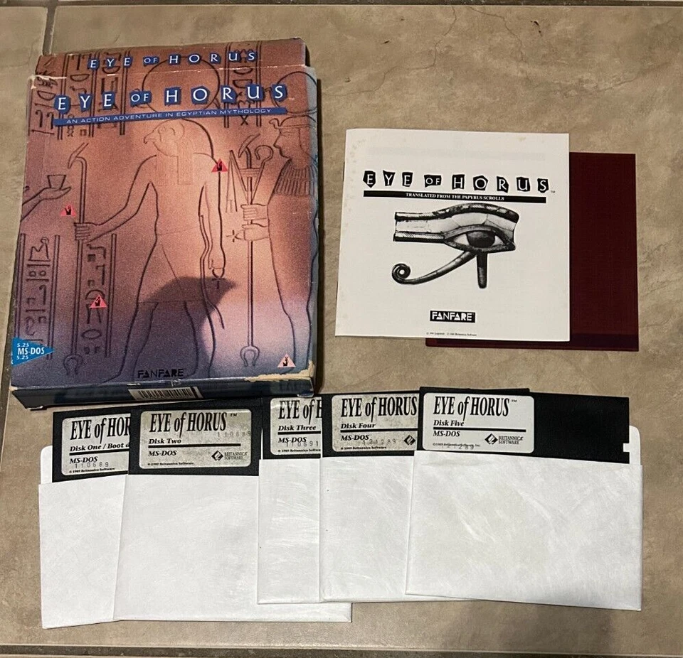Eye of Horus in Retail Box PC Complete w/ Floppy discs & book - Image 1 of 1
