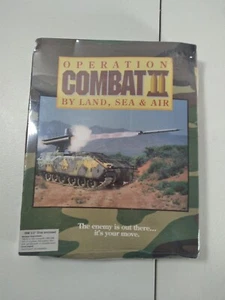 Vtg Operation Combat II By Land Sea Air IBM 3.5 Computer Game Merit Software PC  - Picture 1 of 8