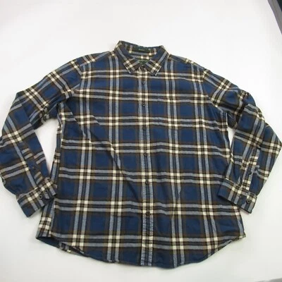 Eddie Bauer Shirt Mens Large Long Sleeve Button Up Relaxed Fit Pocket - Image 1 of 4