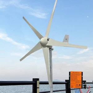 1500W 5 Blades Freie Energie Wind Generator 12V 24V 48V Heimgebrauch Windmühlen - Bild 1 von 14