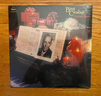 Bing Crosby - Bing Crosby's Christmas Classics LP Capitol 1988 Pressing  Sealed - Image 1 of 2