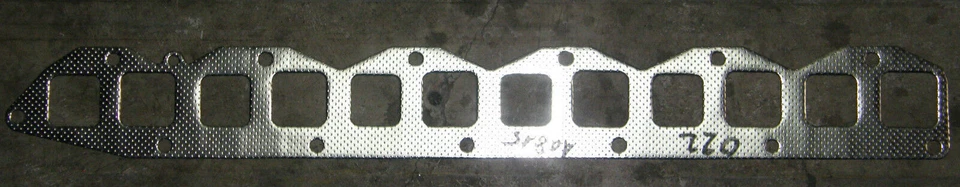 CHRYSLER VALIANT HEMI 6 CYL 215ci & 265ci  HEADER EXTRACTOR MANIFOLD GASKET - Image 1 of 1