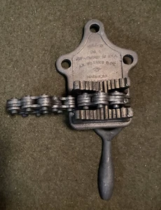 Vintage J. H. Williams Vulcan No. 1 Pipe Clamp Chain Vise USA 🇺🇸 Buffalo - Picture 1 of 18