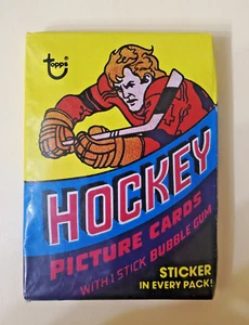 Paquete de cera sellado de fábrica Topps Hockey 1978-79 - posible tarjeta de novato Mike Bossy - Imagen 1 de 3
