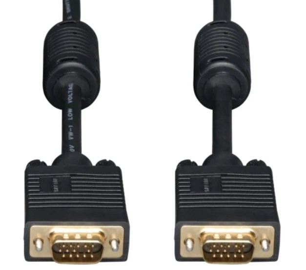 Tripp Lite 20-ft. Svga/vga Monitor Gold Cable With Rgb Coax [hd15 M/m] - Vga For - Image 1 of 2