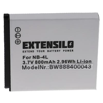 Akku für Canon NB-4L 800mAh 3,7V - Bild 1 von 4