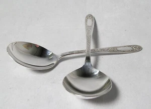 2 cucharas Gumbo - Mildred, placa Monarca, plata nacional, 1936 - disponibilidad múltiple - Imagen 1 de 2