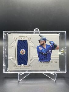 2020 Topps Definitive Relic Patch Joey Gallo 26/45 Rangers