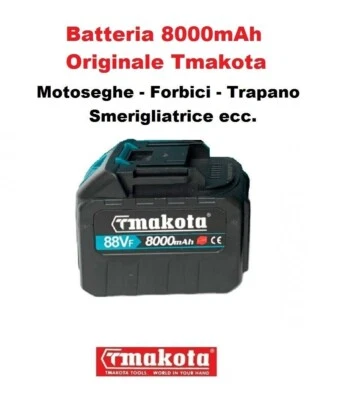 Batteria Di Ricambio 88v 8000mAh Originale Tmakota x tutti gli Elettroutensili