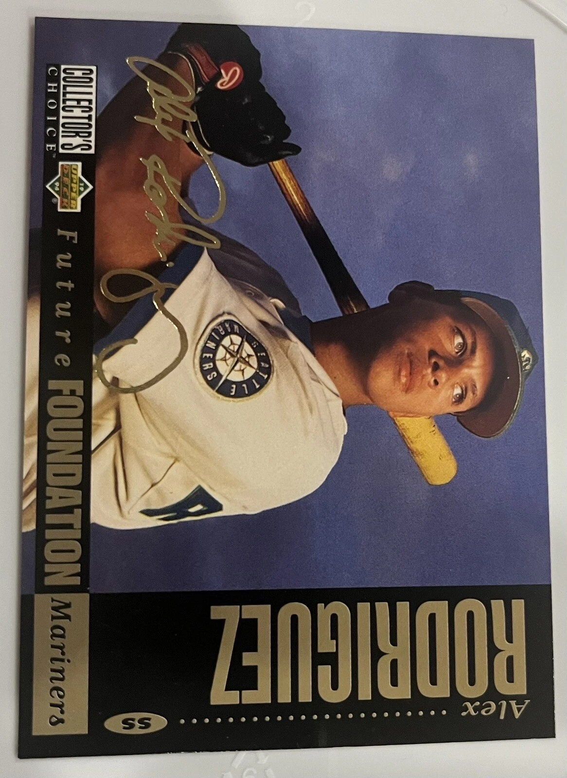 1994 Upper Deck Collector's Choice - Gold Signature #647 Alex Rodriguez (RC)