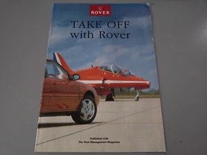 Take Off With Rover 1990 UK Fleet Market Sales Brochure Rare - Picture 1 of 3