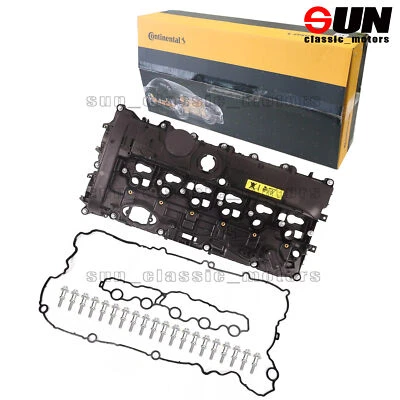 Cubierta de válvula de motor con junta para BMW 340i 440i 540i 740i M2 M240i X3 11127645173 Foto 1 de 4