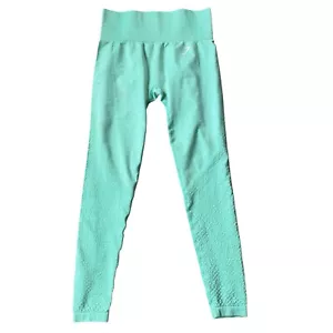 Gymshark Vital Seamless Leggings Mint Marl Green Size S Womens - Picture 1 of 6
