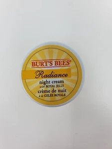 Burt's Bees Radiance Night Cream w/ Royal Jelly 0.25oz/7 gram trial size NEW - Picture 1 of 3