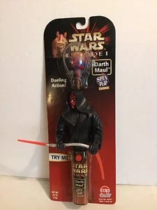 Star Wars Episode 1 Darth Maul Spin Pop Cap Candy Toy  - Picture 1 of 3