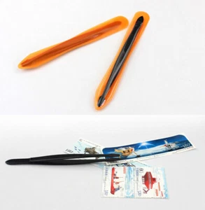 Professional Stamp Tweezers Black Spade 120MM For Stamp Banknote Collection - Picture 1 of 4