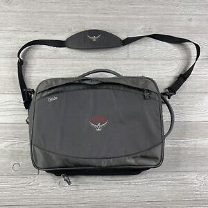 OSPREY Glide Courier Gray Messenger Commuter Shoulder Laptop Bag