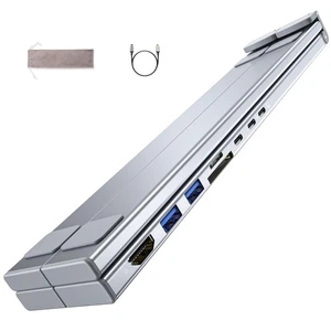 Huby 8 w 1 typu C USB3.0, 4K, typ C PD100W Ładowanie dla większej liczby urządzeń typu C - Zdjęcie 1 z 8