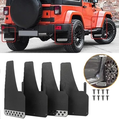 Guardabarros 4* guardabarros para Jeep Wrangler JK JKU 2007-2018 Foto 1 de 4