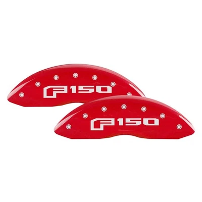 For Ford F-150 21-24 Caliper Covers Gloss Red Caliper Covers w Ford F-150 Logo Foto 1 de 3