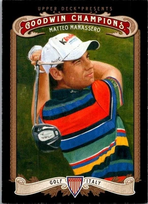 2012 Upper Deck Goodwin Champions #61 Matteo Manassero - Image 1 of 2