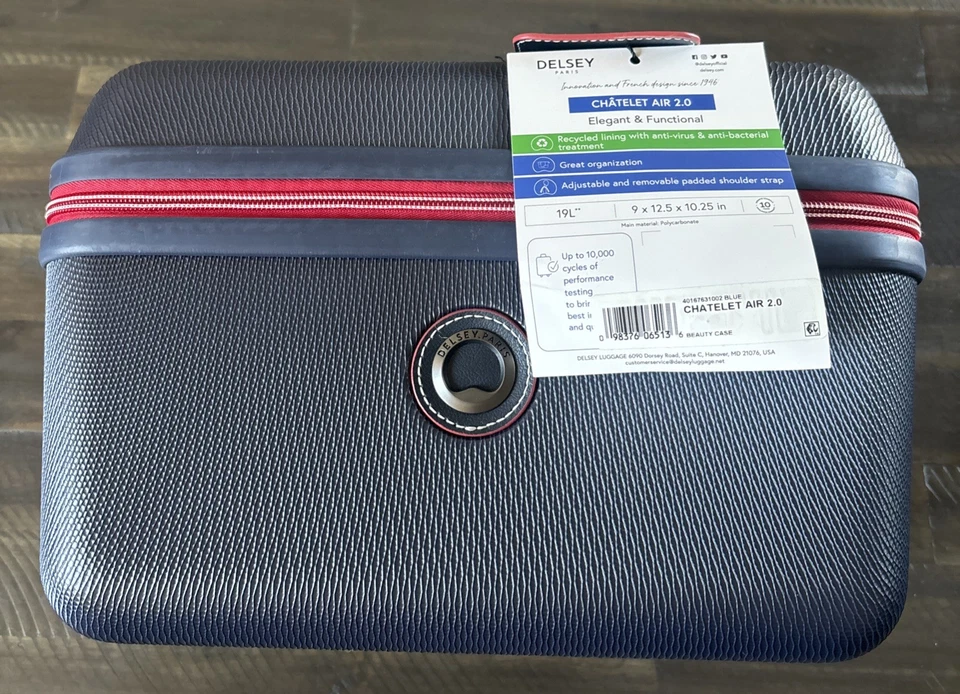 DELSEY Paris Women's Chatelet Air 2.0 Makeup and Cosmetic Beauty Travel Case