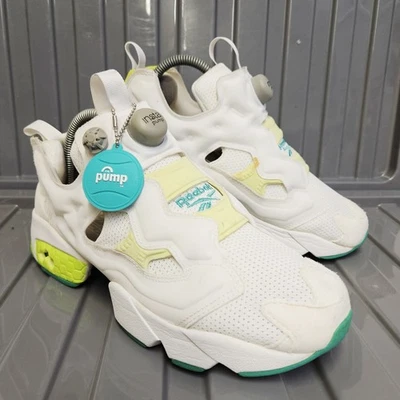 Baskets blanches Reebok Instapump Fury Timeless Teal taille UK 6,5 EUR 40 M42233 - Photo 1/4