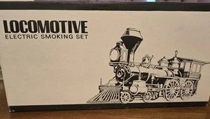 Locomotive Electric Smoking Set Steam Engine Display Loop - Picture 1 of 9