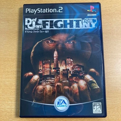 Used PS2 Def Jam Fight for NY PlayStation 2 with Box Manual Sony Japanese Game - Image 1 of 3